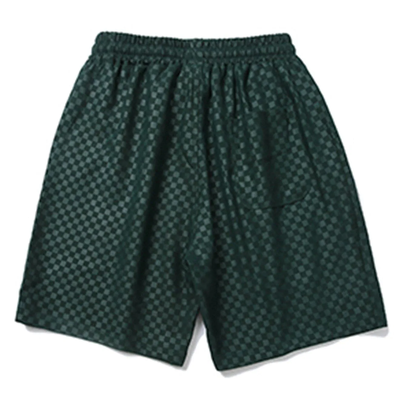 1984® - Plaid Embroidered Letters Shorts