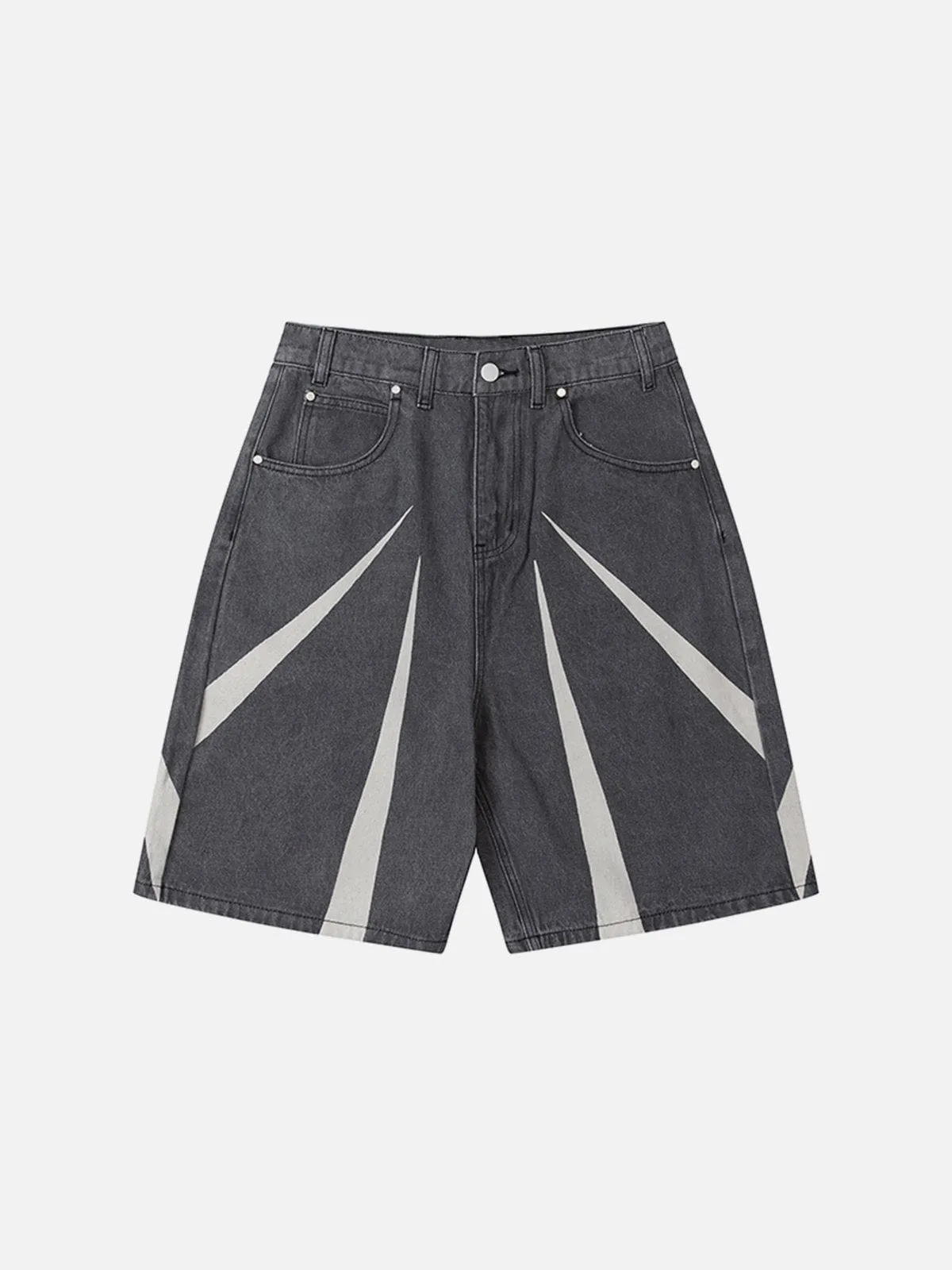 1984® - Tapered Patchwork Denim Shorts