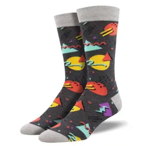 90s Vibes Bamboo Men's Crew Socks