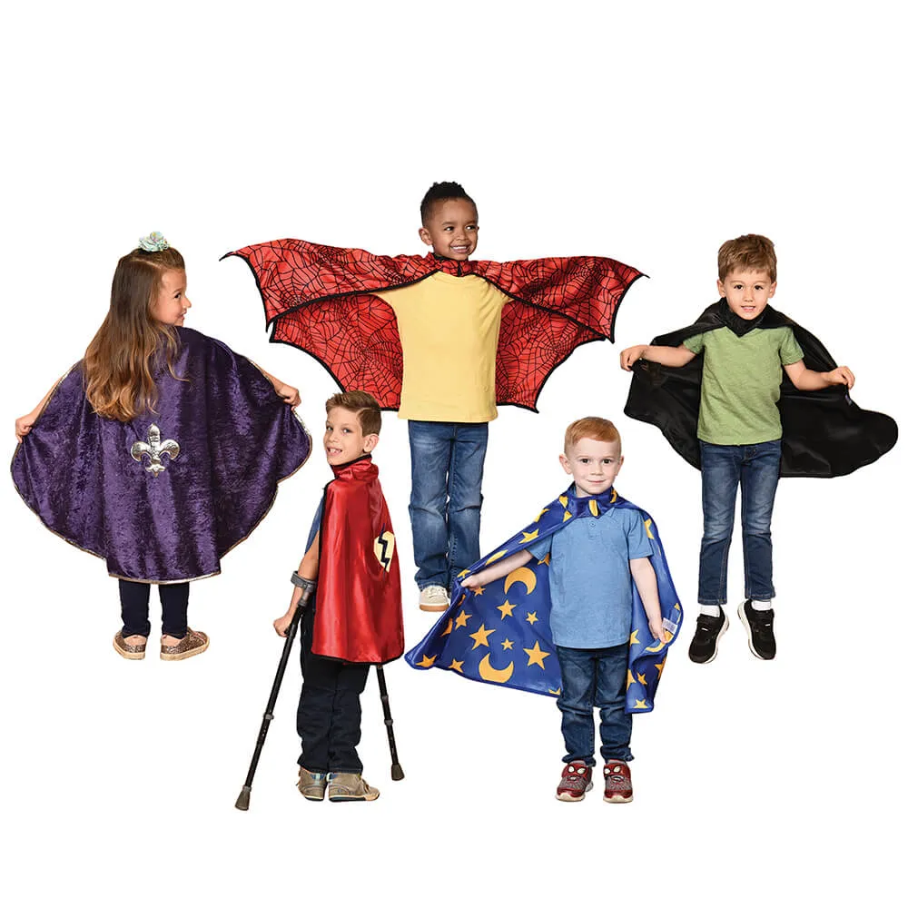 Classroom Capers | 5 Brightly Colored Dress-Up Capes