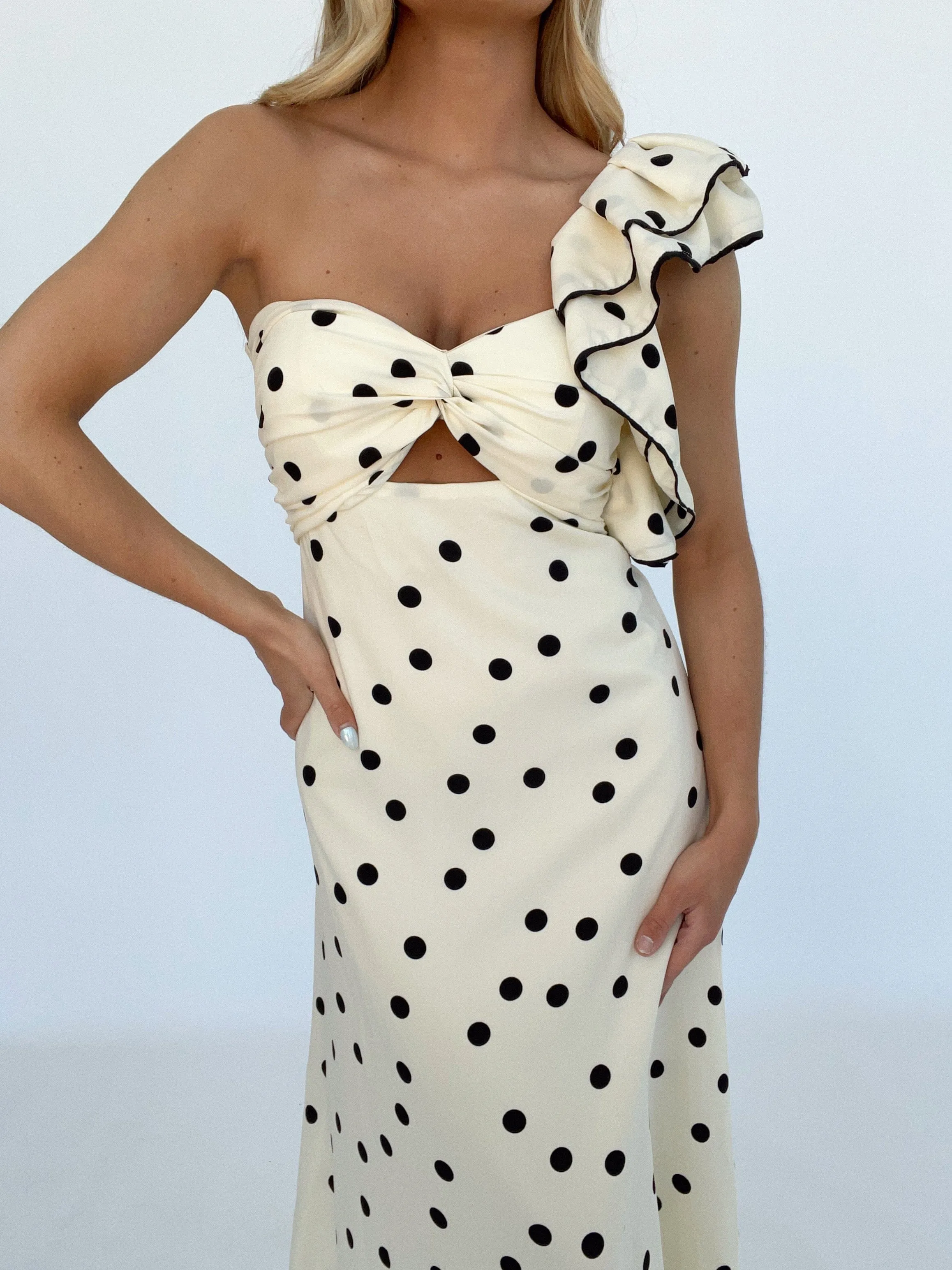 Dotted Moment Maxi Dress