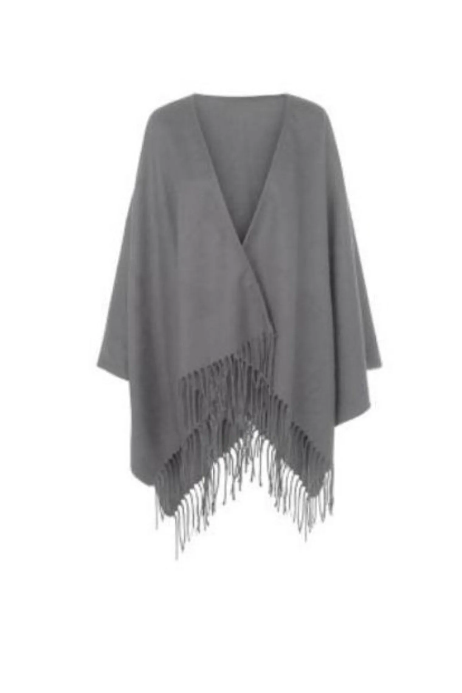 Fringe Blanket Cape Wrap Shawl