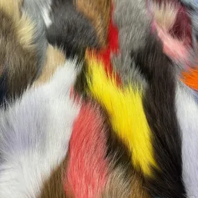 Genuine Fox Fur Plate | Multicolor