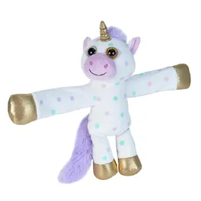 Huggers Polka Dot Unicorn Stuffed Animal - 8"