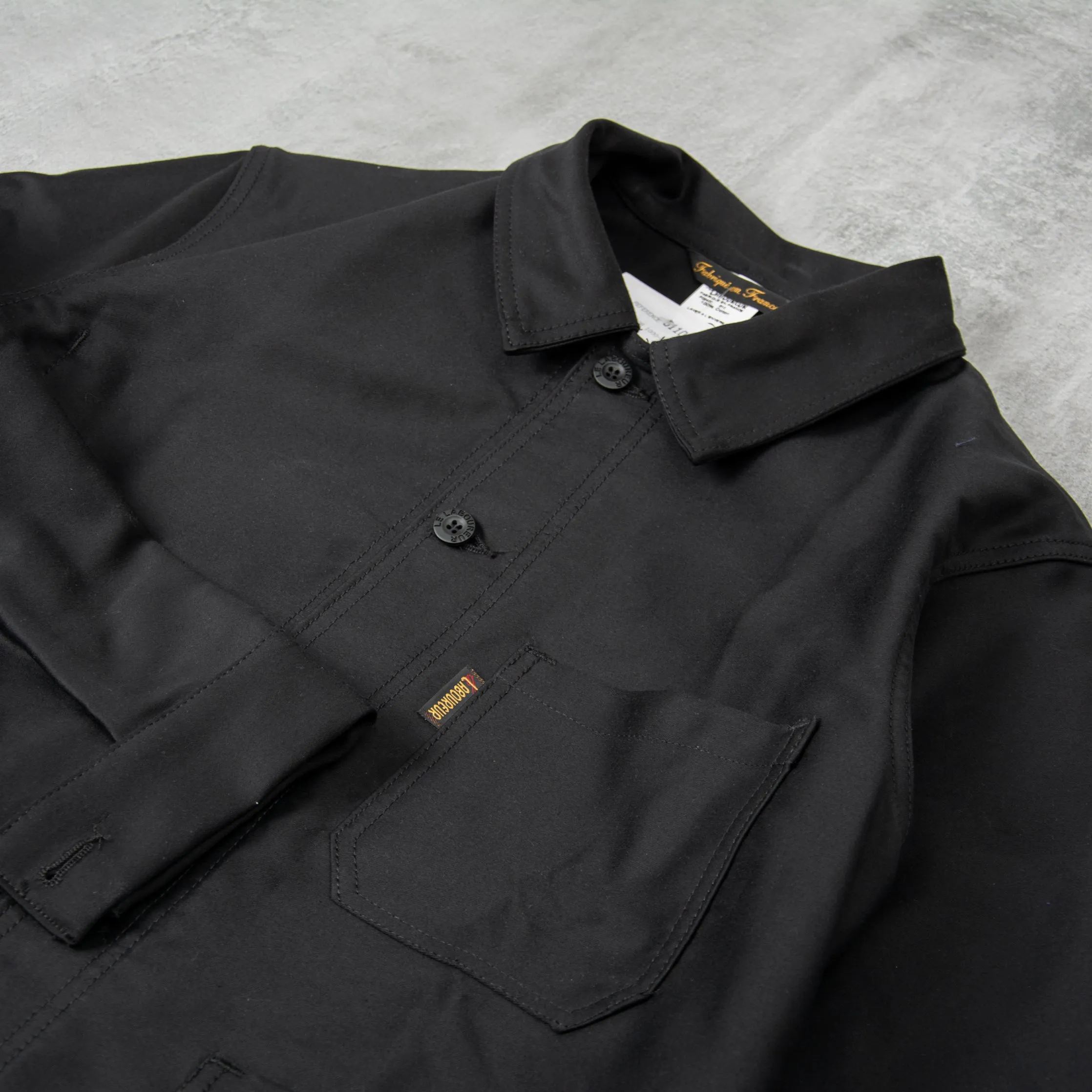 Le Laboureur Moleskin Work Jacket - Noir