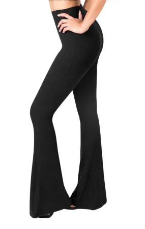 Palazzo Pants For Women - Buttery Soft High Waisted Flare Pants - Women Flare