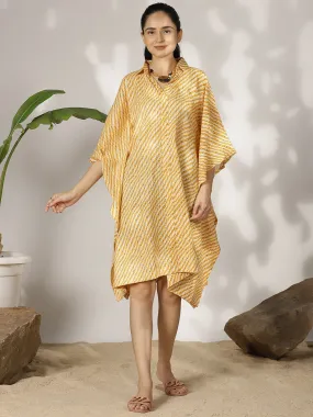 YellowStripes Cotton ShirtKaftan